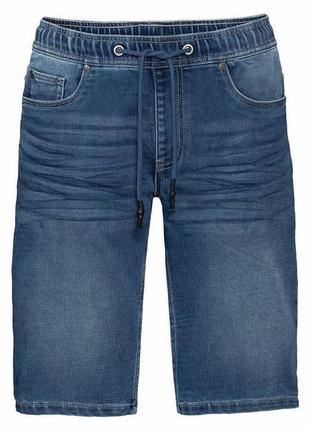 Качественные мужские джинсовые шорты стрейч denim размер 50, 58. livergy германия2 фото