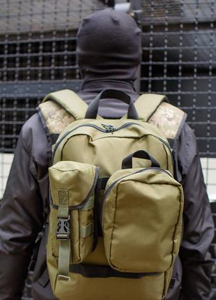 Тактичний рюкзак without molle khaki man 80486243 фото