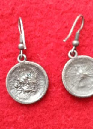 Серьги эмаль