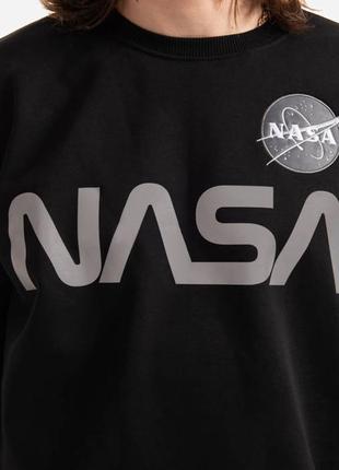 Кофта alpha industries nasa reflective sweater5 фото