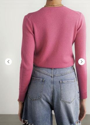 Розовый мягкий свитер кофта с ангоры и шерсти
