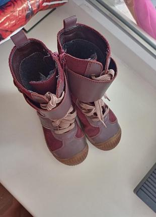 Чобітки зимові чоботи зима бартек шкіряні чобітки чоботи шкіряні натуральні ботінки4 фото