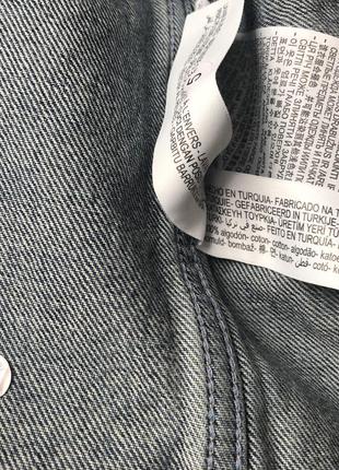 Демісезонна джинсова куртка massimo dutti, l, нова 7