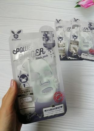 Тканинна маска для обличчя молочно-квіткова elizavecca