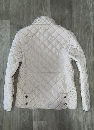 Красивая, демисезонная, стёганная курточка zara 8 лет2 фото
