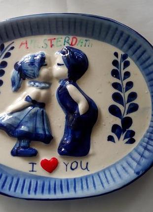 Мініатюрна підвісна картинка з міста амстердам, нідерланди.