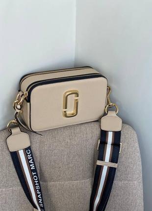 Marc jacobs logo beige1 фото