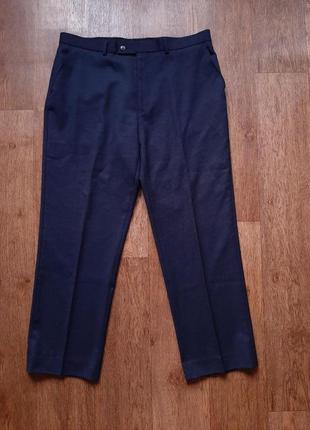 Брюки классические штаны темно-сині taylor&wright w36"   англия  шерсть1 фото