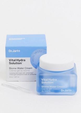 Легкий зволожуючий крем для обличчя dr.jart + vital hydra solution biome water cream 50 мл. корейська косметика