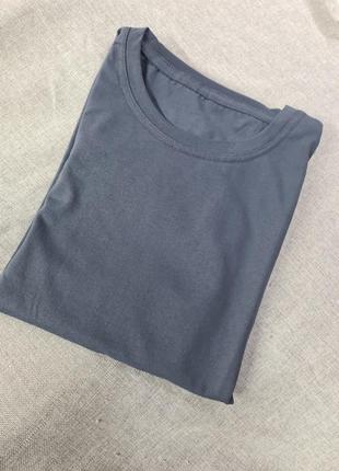 Футболка мужская базова хлопок, футболка меркурий мужская, серая футболка мужская