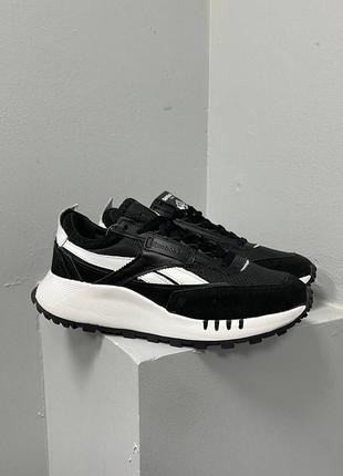 👟 кросівки жіночі Шикарный фирменный спортивный топ reebok оригинал legacy 'black' / наложка bs👟м