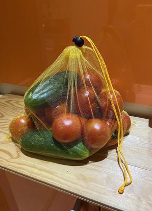Экомешочки экоторба екосумка еко мішок, торба торбинка фруктовка сітка2 фото
