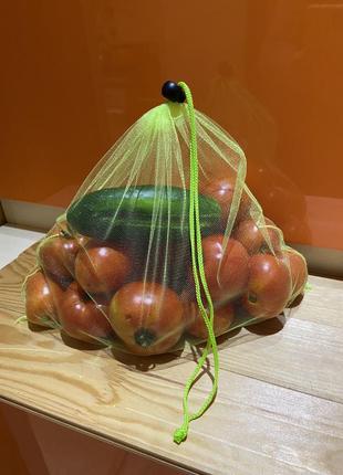 Экомешочки экоторба екосумка еко мішок, торба торбинка фруктовка сітка6 фото