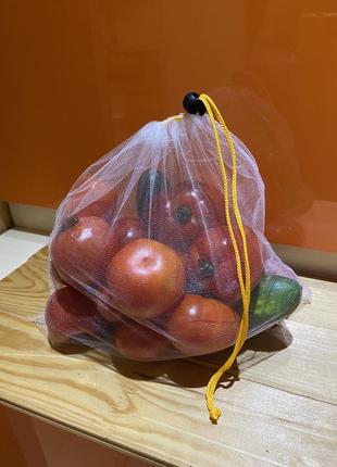 Экомешочки экоторба екосумка еко мішок, торба торбинка фруктовка сітка3 фото