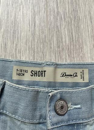 Круті джинсові шорти denim co 9-10років2 фото