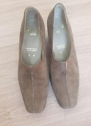 Jenny by ara новые замшевые туфли оксфорды размер 6 h (38,5-39)1 фото