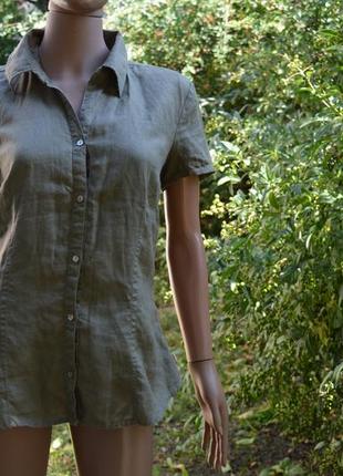 Лляна сорочка жіноча фірми том тейлор xxl\ \ 52\ 44