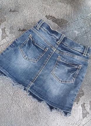 Джинсова спідниця юбка 2