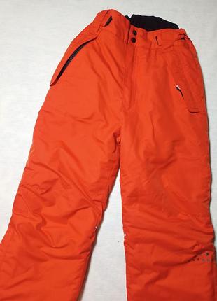 Штани дитячі гірськолижні. теплі штани. зимові штани. помаранчеві штани