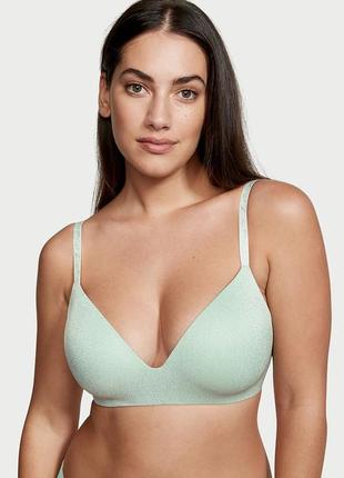 Безшовний бюстгальтер ліф шимер лео t-shirt wireless bra 34с 75с victoria's secret вікторія сікрет вікторія сікрет оригінал
