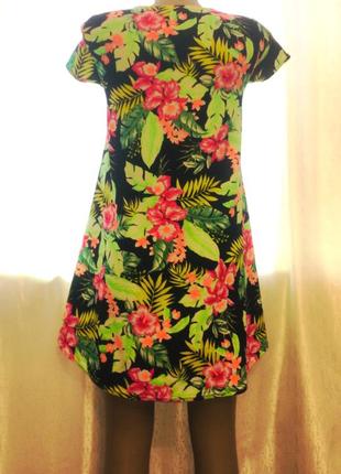 Літнє плаття з квітковим принтом (великобританія)4 фото
