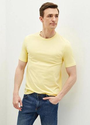 Лимонная мужская футболка lc waikiki/лс вайкики. фирменная турция