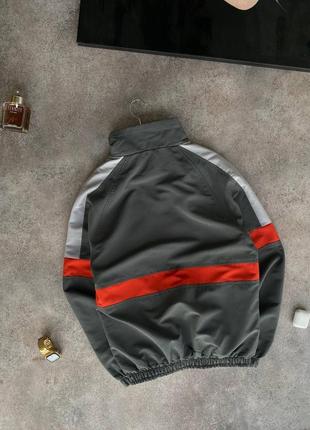 Куртка ветровка мастерка мужская серая турция / курточка вітровка чоловіча сіра турречина7 фото