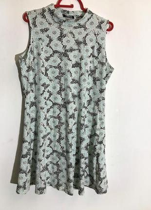 Женское короткое платье в цветочный принт george ( джордж м-лрр идеал оригинал разноцветное)