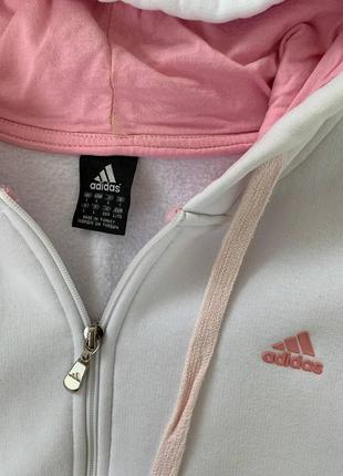 Біла кофта adidas3 фото