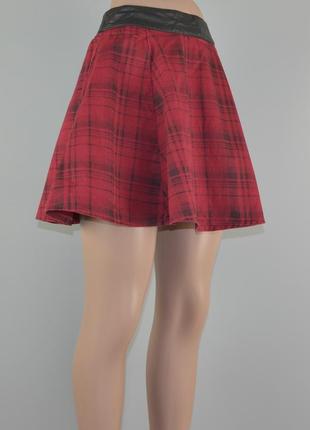 Стильная, клетчатая юбка шотландка. denim co (8)2 фото