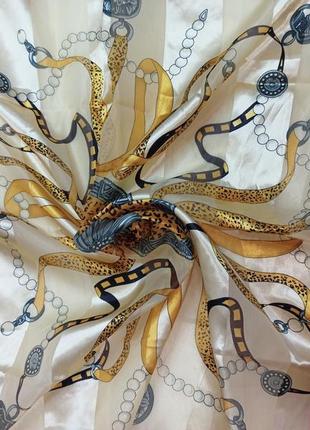 Красивий жіночий шарф . шарф леопардовий принт.2 фото