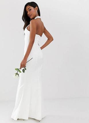 Элегантное свадебное платье 46 размер6 фото