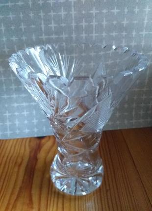 Ваза, хрусталь.