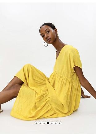 Натуральна міді сукня плаття сарафан