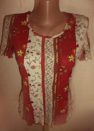 Блузка футболка кольорова р. м - s.oliver