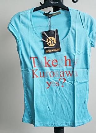 Жіноча приталені футболка бавовна takeshy kurosawa