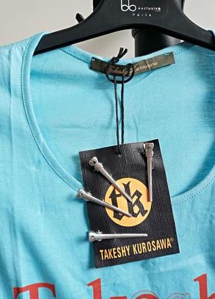 Женская приталенная футболка хлопок takeshy kurosawa4 фото