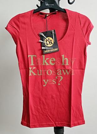 Жіноча приталені футболка бавовна takeshy kurosawa1 фото
