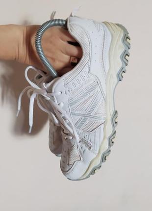 Белые комбинированые кожаные кроссовки graceland.4 фото