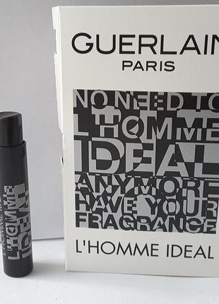 Пробник туалетной воды 1 мл, guerlain l’homme ideal, франция2 фото