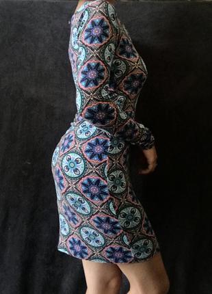 Сукня міні різнобарвна2 фото