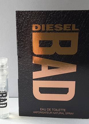 Пробник туалетной воды 1,2 ml diesel bad,