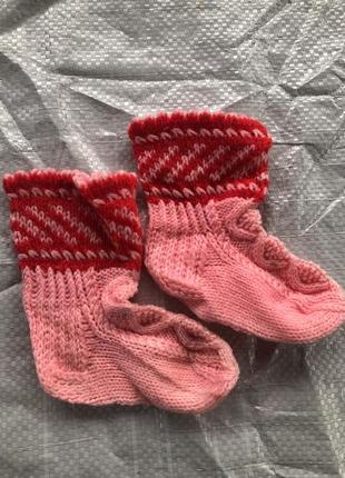 Вязанные носки