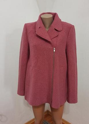 Пальто кардиган букльована шерсть zara