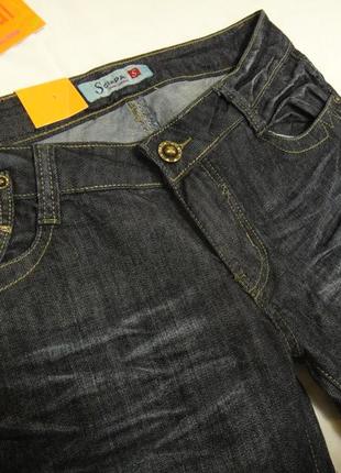 Плотные качественные прямые джинсы на высокую девушку sciapai р.48  нов с биркой4 фото