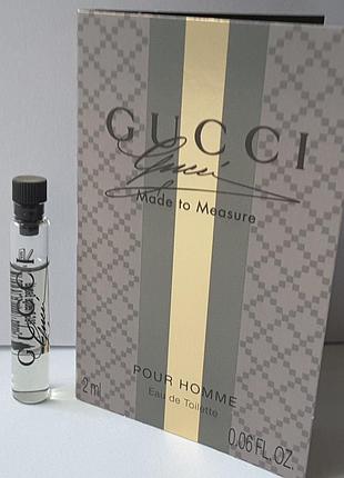 Пробник туалетної води 2,0 мл gucci made to measure, франція