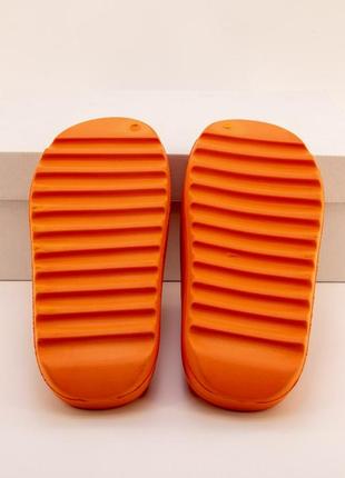Adidas yeezy slide orange літні тапочки адідас ізі слайд помаранчеві4 фото