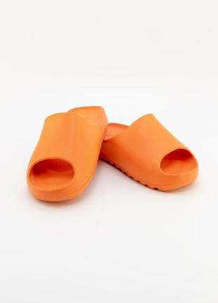 Adidas yeezy slide orange літні тапочки адідас ізі слайд помаранчеві10 фото