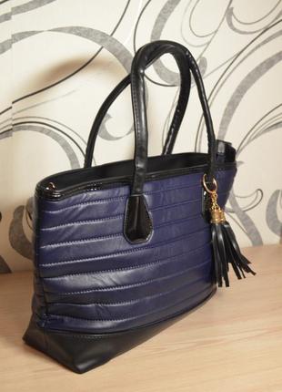 Синяя женская сумка, новая, недорого