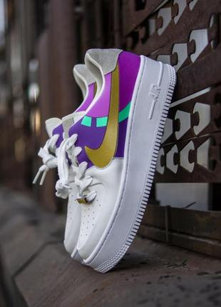 Жіночі кросівки nike air force 1 sage pink white/   женские кроссовки найк аир форс